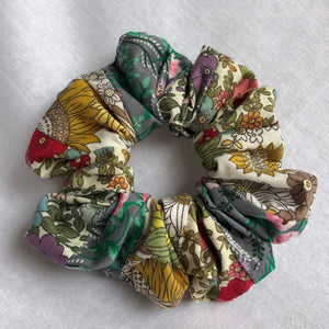 Mixed Floral Patchwork Scrunchie